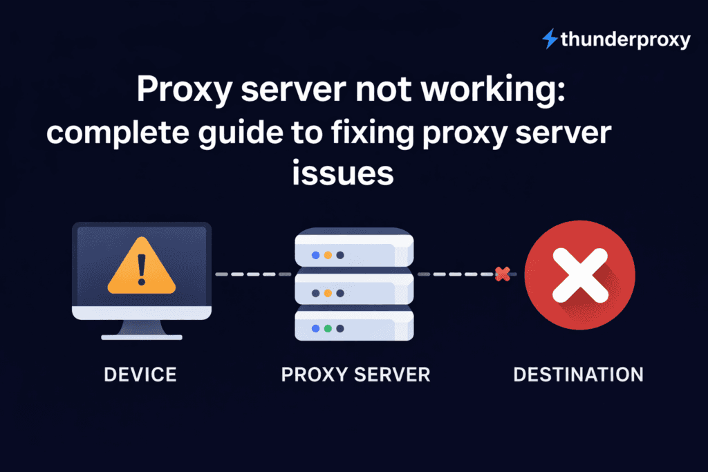 Why is my proxy server not working?